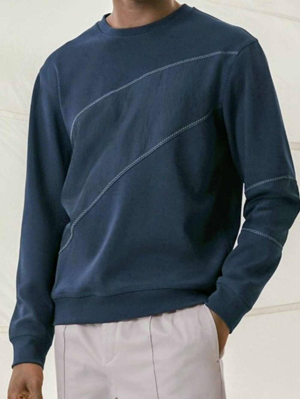 $1950 Hermes Men's Navy Sweater Size XL new With Tags